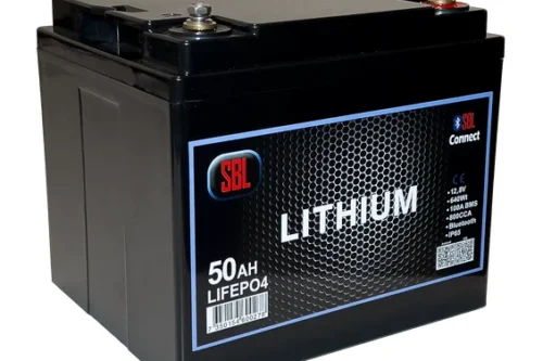 SBL Lithiumbatteri 12V 50ah Bluetooth