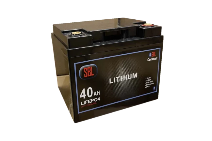 SBL Lithiumbatteri 12V 40ah Bluetooth